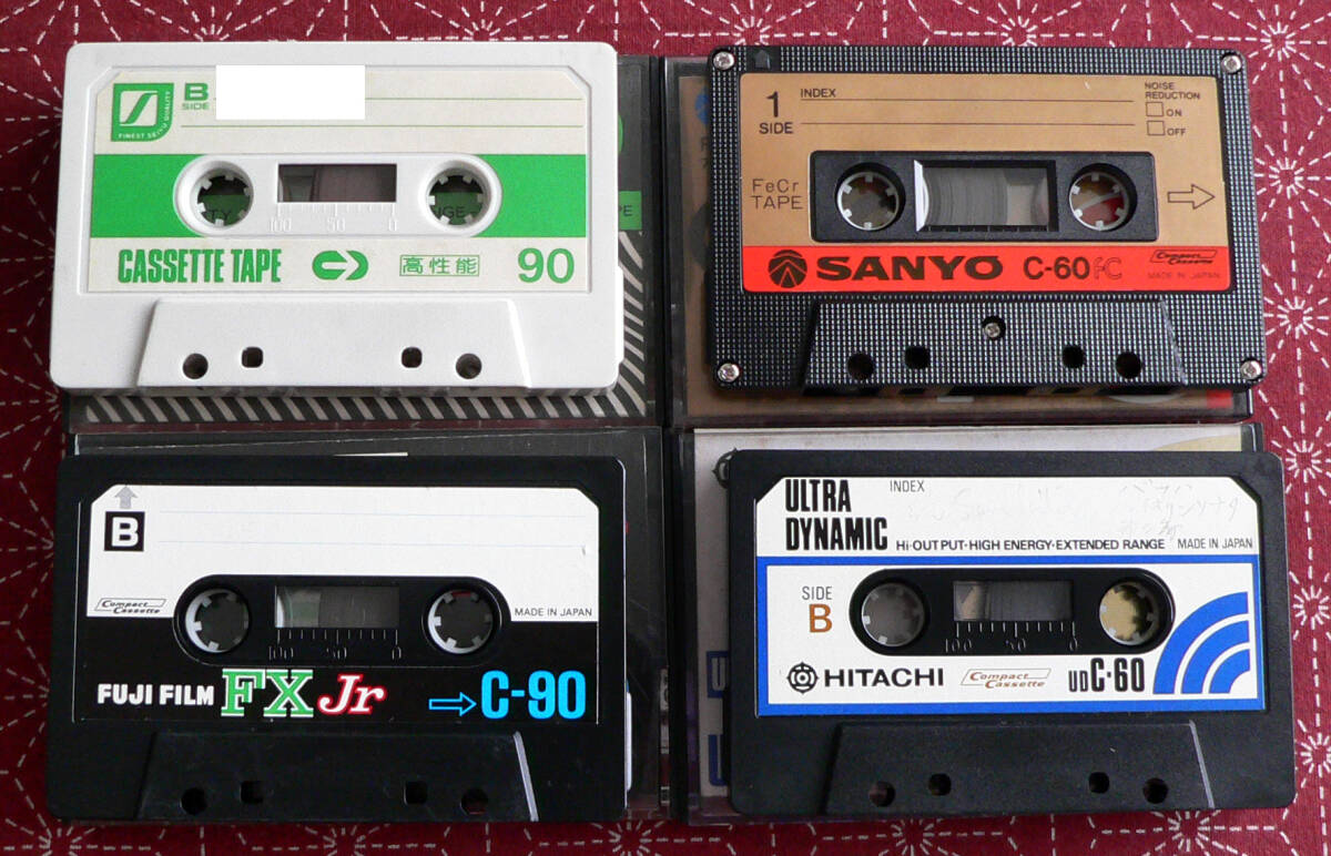 * used cassette - 8ps.@/ Technics,ODAKYU,SANYO, Toshiba, west ., Hitachi, other *