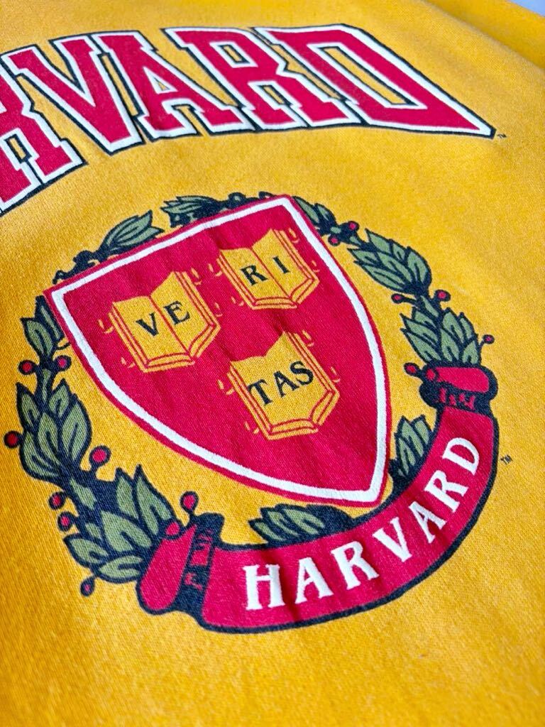 レアカラー 80's VINTAGE カレッジ スウェット USA製 ビンテージ HARVARD ハーバード大学 FRUIT OF THE LOOM 旧タグ 80年代 輸入 古着_画像5