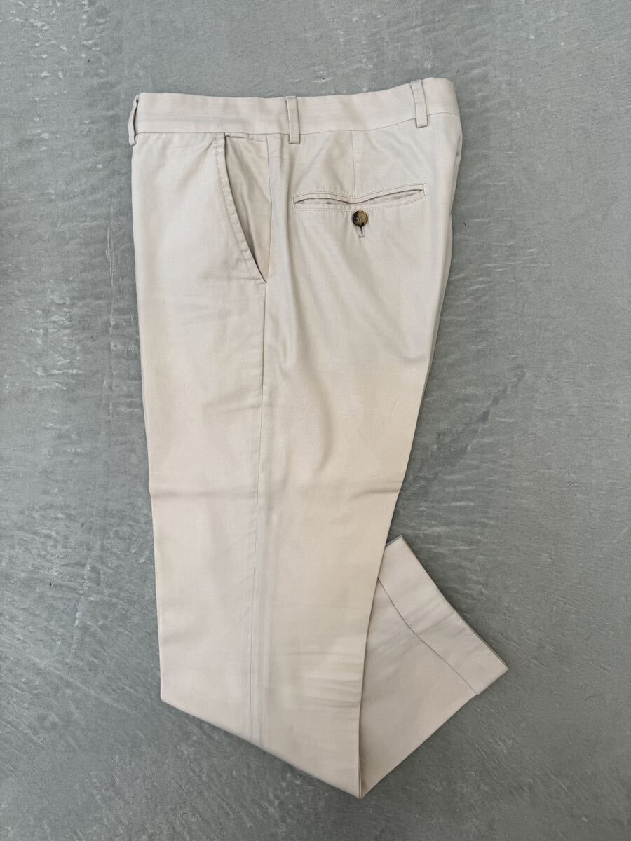 ブルネロクチネリ コットン スーツ ベージュ 44 Brunello Cucinelli セットアップ ジャケット パンツ 上下 綿_画像9