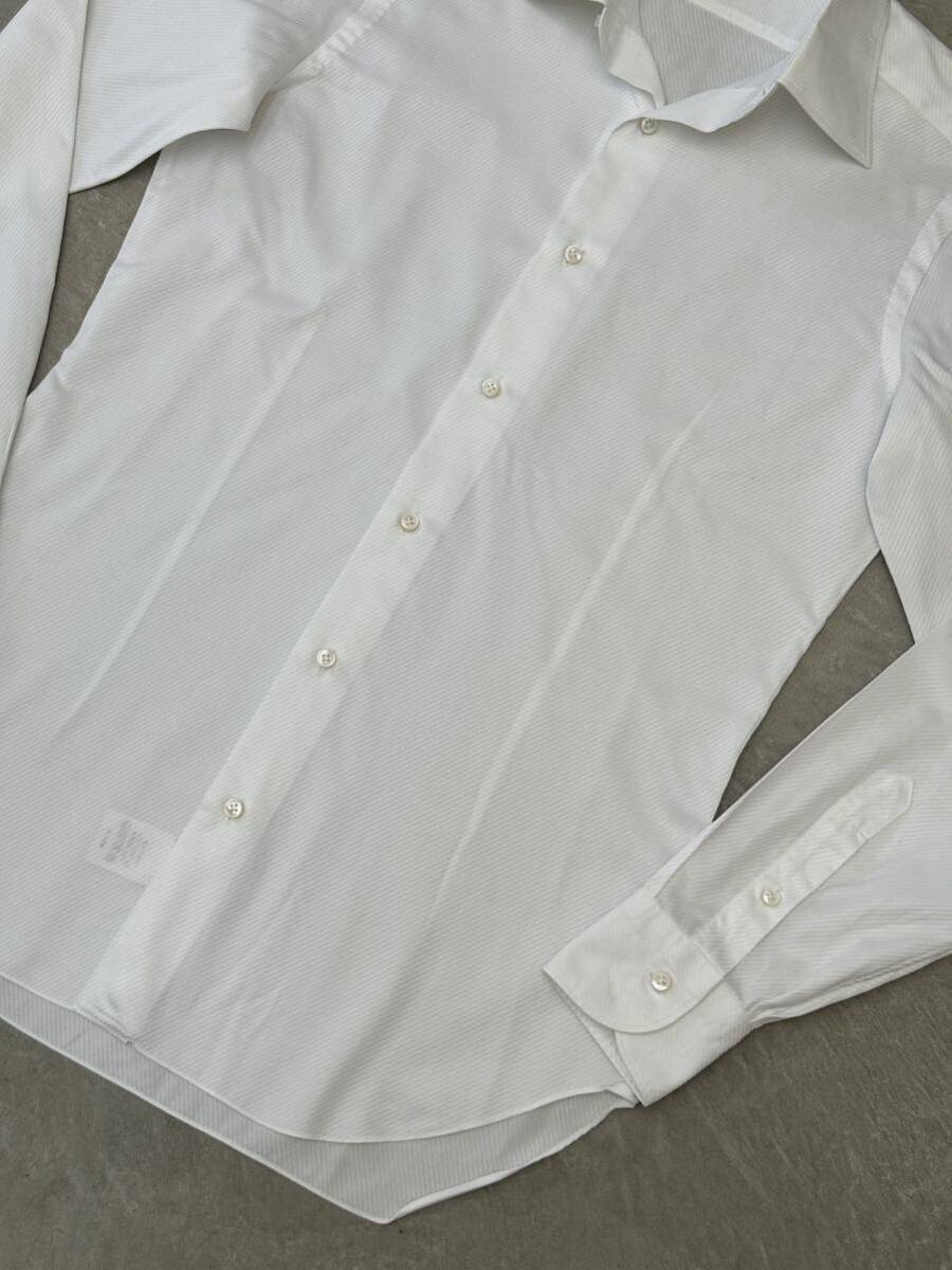 バルバ コットン ドレス シャツ ホワイト 38 BARBA 白 長袖シャツ ドレスシャツ 綿_画像5