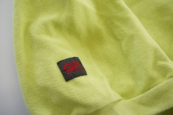 【即決】PAPAS パパス メンズ 半袖ポロシャツ 蛍光グリーン系 サイズ:LL 日本製 大きいサイズ【884441】_画像6