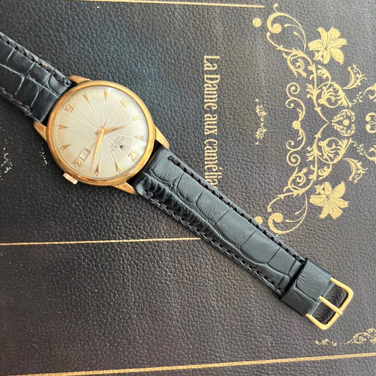 [1 jpy start ] wristwatch antique Vintage watch junk used with special circumstances goods hand winding self-winding watch men's 789