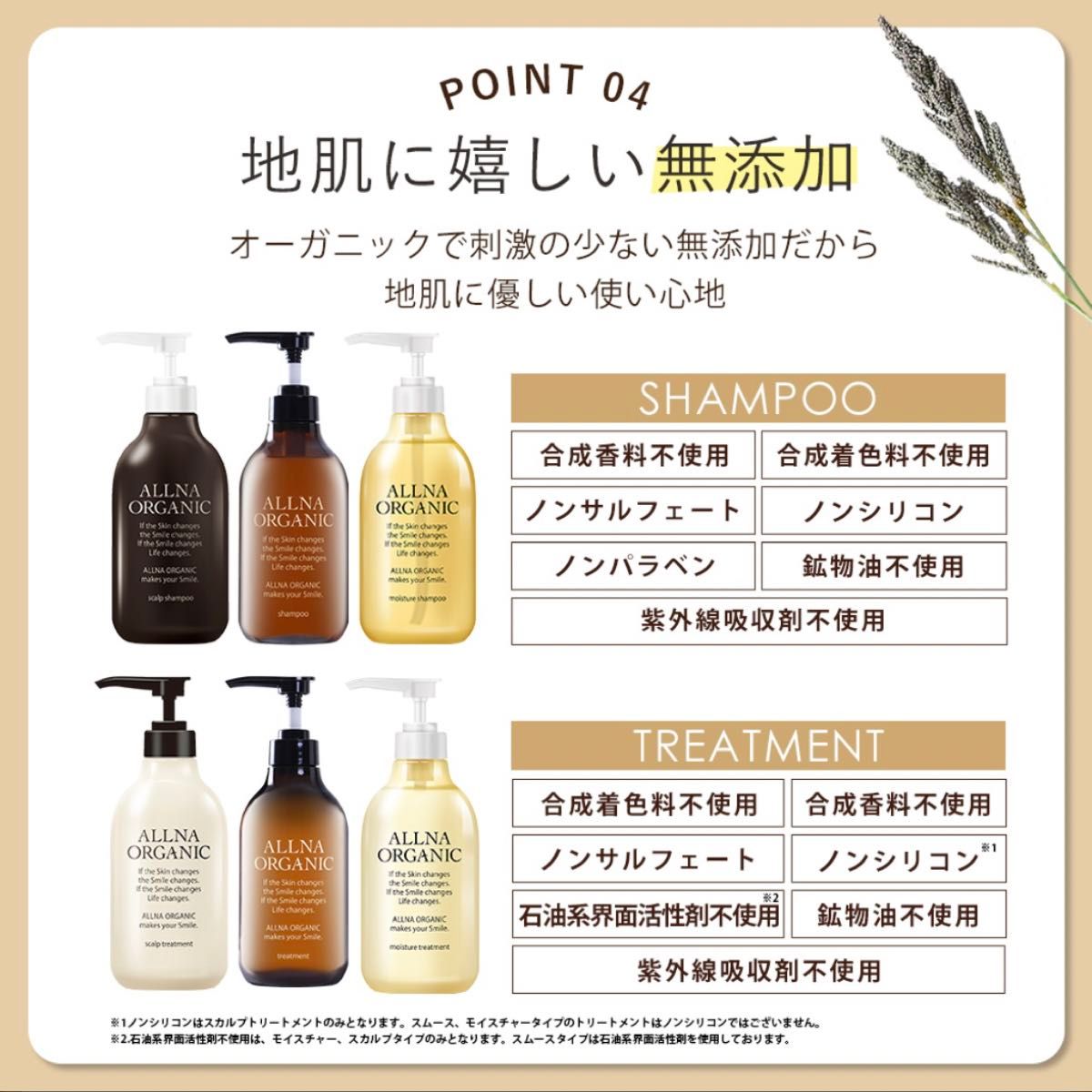 【新品】ALLNA ORGANIC スムース シャンプー詰め替え2個セット