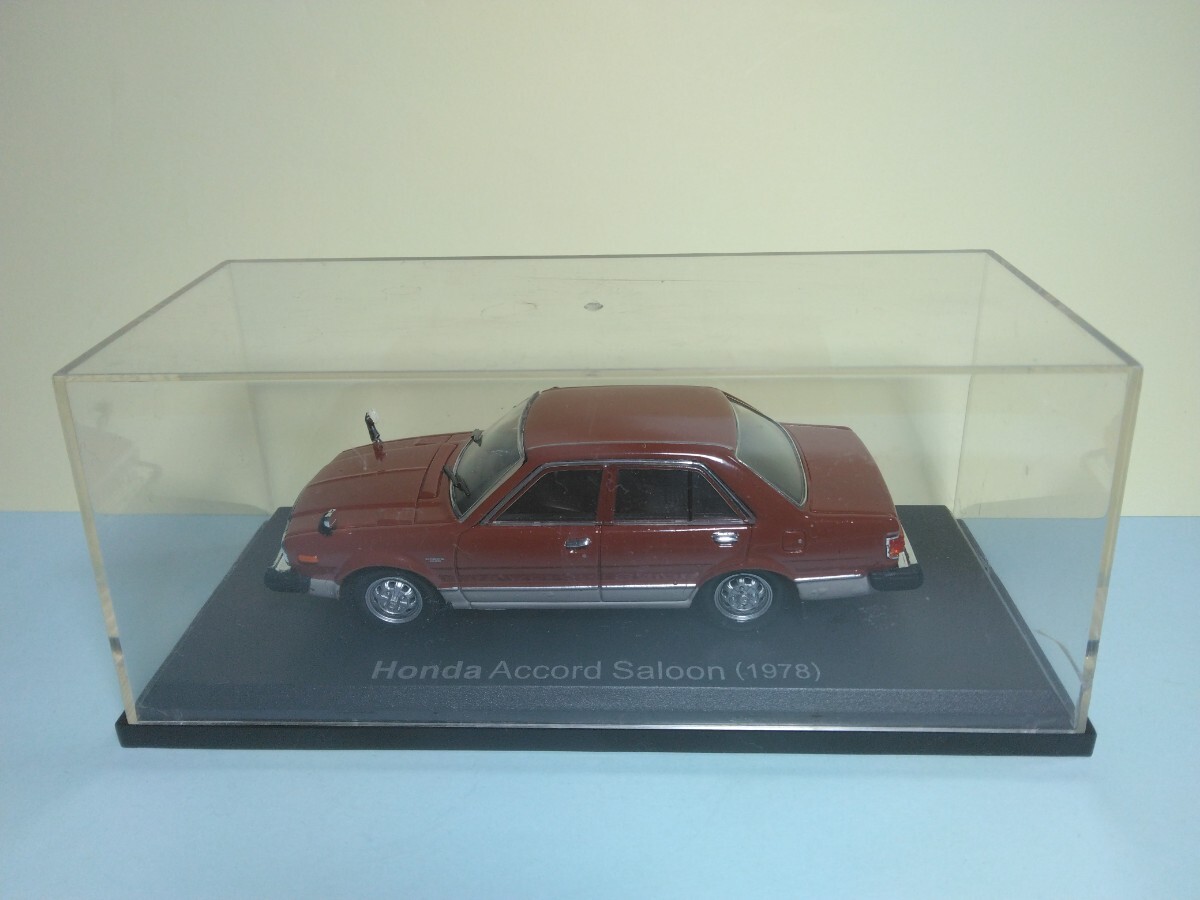 アシェット 国産名車コレクション  Honda A㏄ord Sdloon ホンダ アコード サルーン 1978年 1/43の画像6