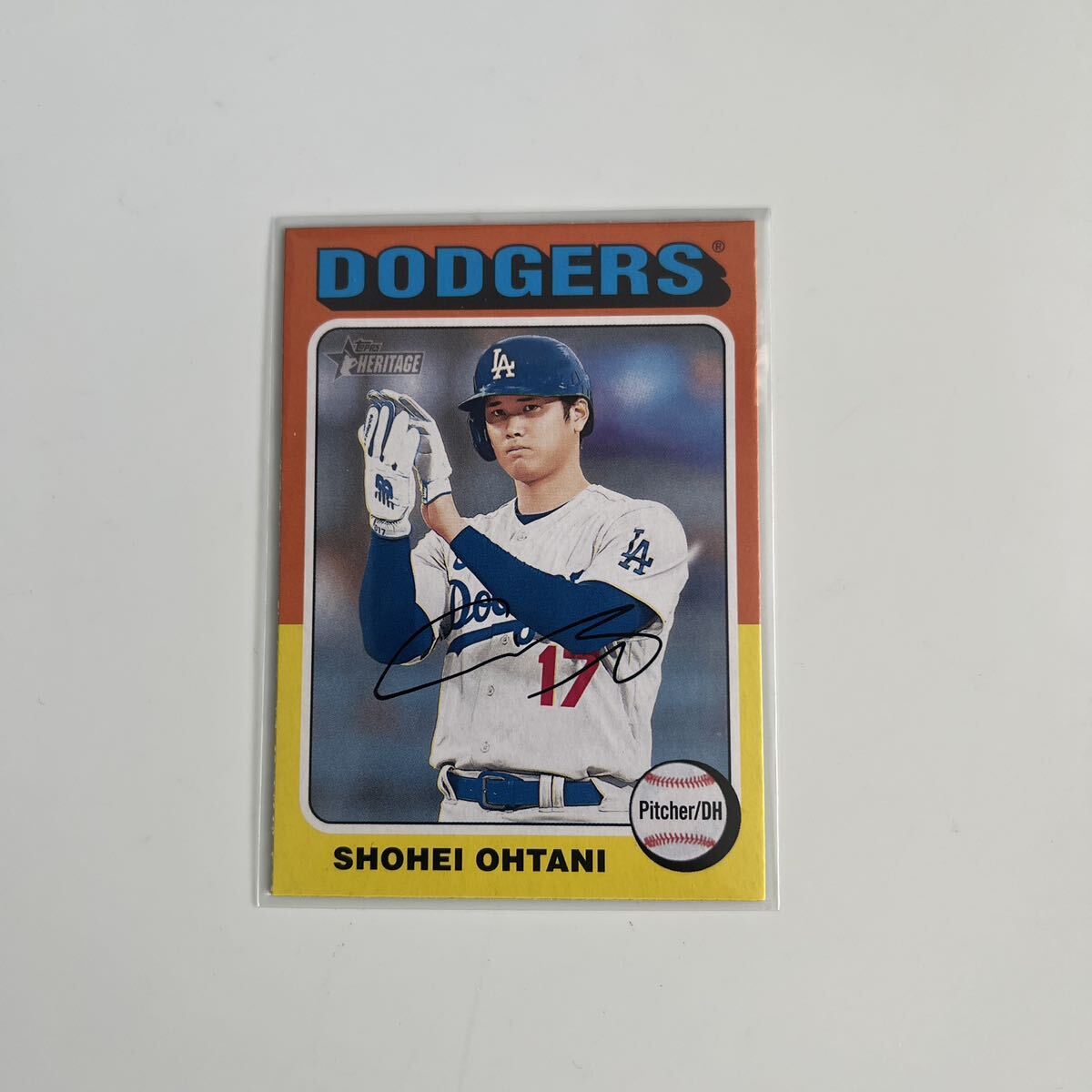 絶好調■大谷翔平　2024 Shohei Ohtani Topps Heritage #371　ドジャーズ 移籍 　ゆうパケットポストmini可能　②_画像1