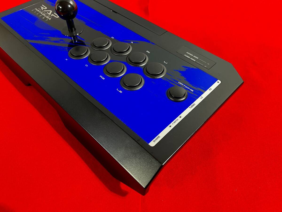 【PS5対応 整備済】リアルアーケード Pro.V HAYABUSA 隼 サイレント アケコン アーケードコントローラー ファイティングスティック RAP_画像3