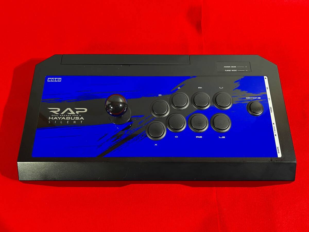 【PS5対応 整備済】リアルアーケード Pro.V HAYABUSA 隼 サイレント アケコン アーケードコントローラー ファイティングスティック RAP_画像2