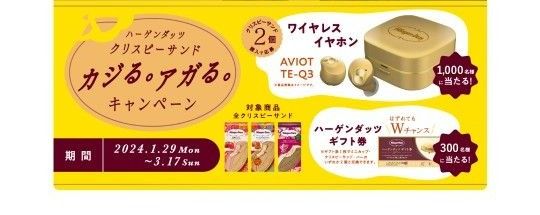 新品・未使用】非売品 ハーゲンダッツ AVIOT ワイヤレス 新品・未使用】非売品 ハーゲンダッツ AVIOT ワイヤレス