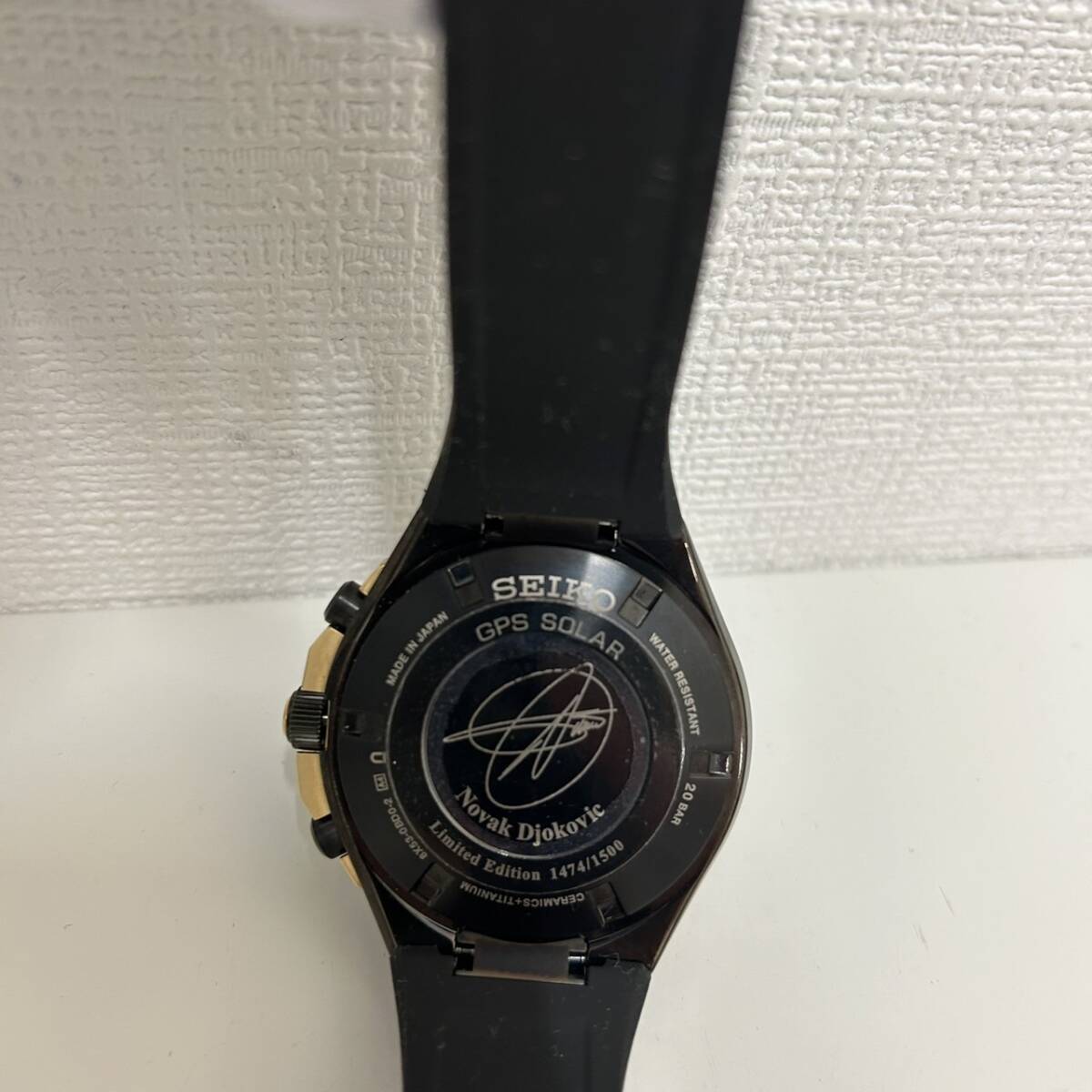 ★☆ SEIKO 限定　アストロン ノバク ジョコビッチ　 2018モデル　 8X53-0BD0-2 　GPS 　衛星電波 #4848☆★_画像5