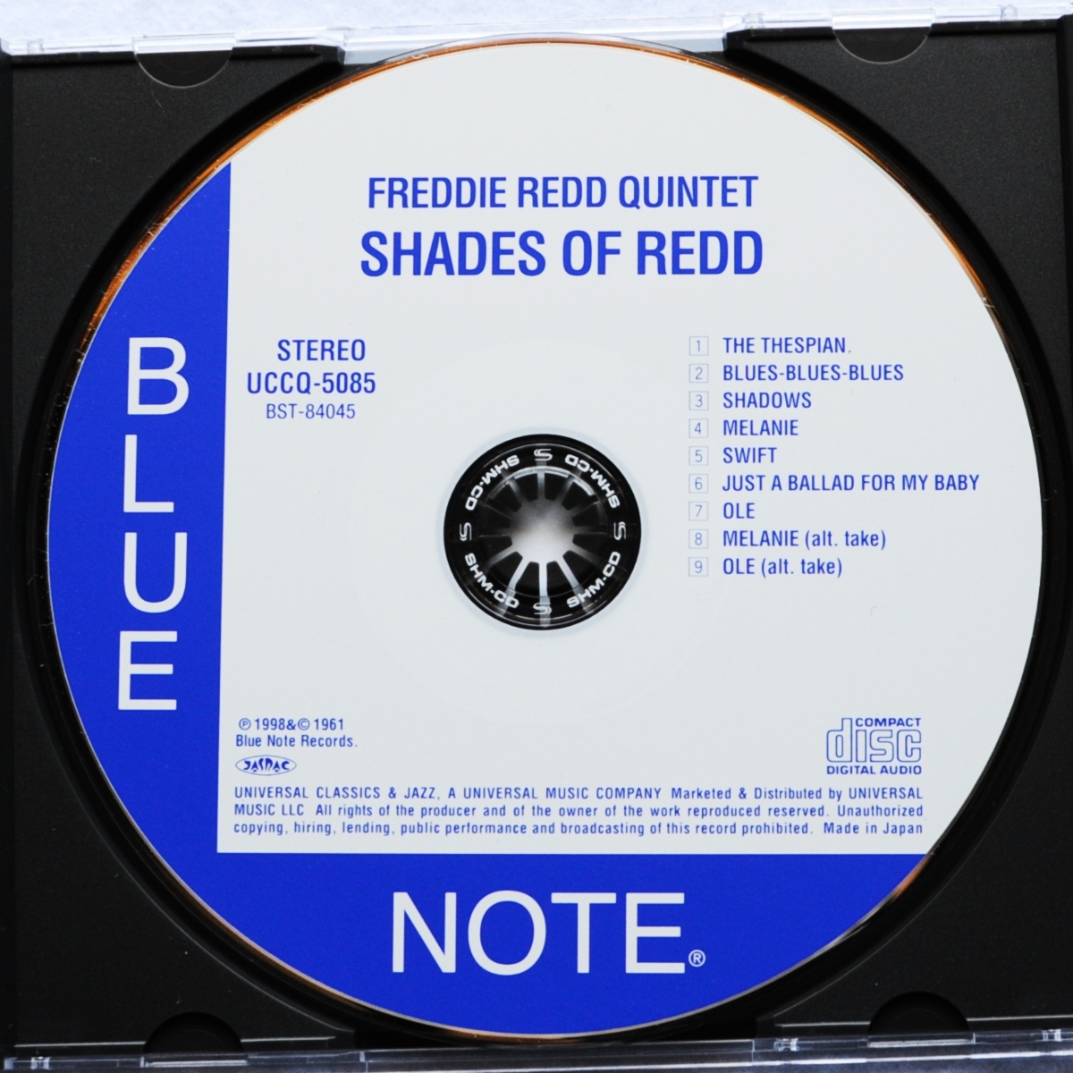 【限定盤！ジャズ SHM-CD】フレディ・レッド/シェイズ・オブ・レッド/Freddie Redd/Shades of Redd/ジャッキーマクリーン/ティナブルックス_画像5