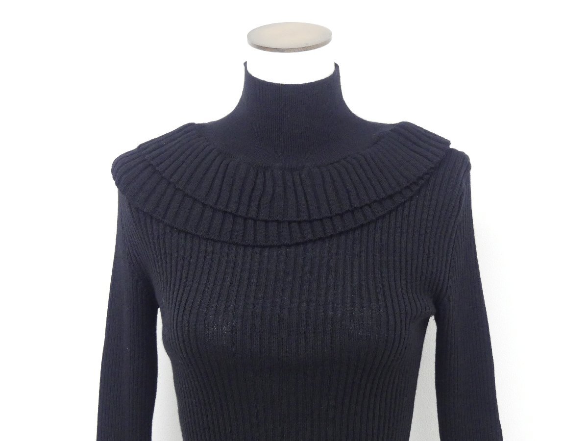 cygnesi-nyukuu-chanta-toru knitted F black wool \'22 year commodity 