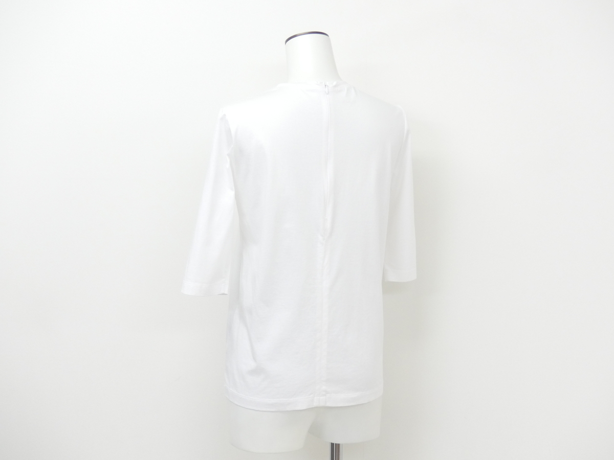 未使用 SHE TOKYO シートウキョウ ドレスTシャツ Sabrina 1 ホワイト コットン_画像3