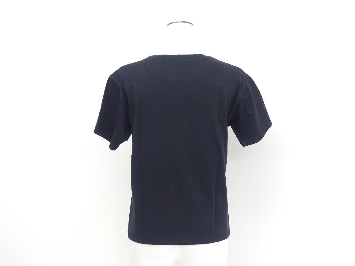 HERMES L'INSTRVCTION DV ROY TシャツTシャツ 34 ブラック コットン '22年商品 帝王学_画像3