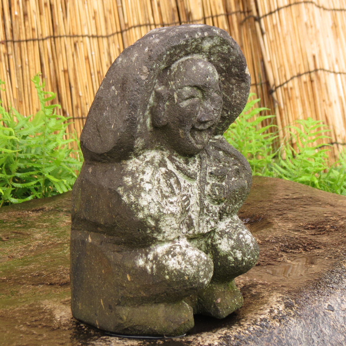  рисовое поле. бог sama высота 31cm масса 8.5kgtano can sa- двор камень Kyushu производство натуральный камень 