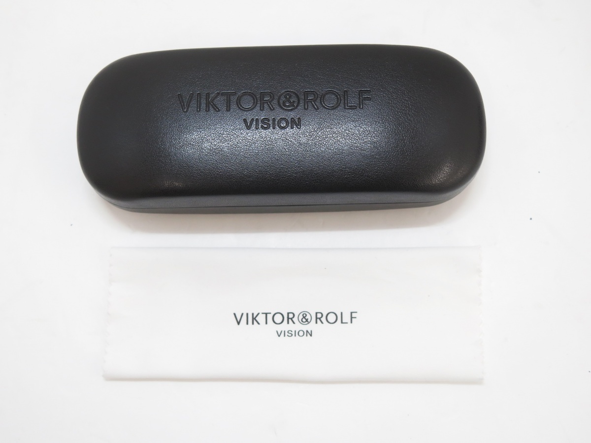 VIKTOR&ROLF ヴィクターアンドロルフ 70-0212-3 ダブルブリッジ メガネフレーム 度なし_画像9