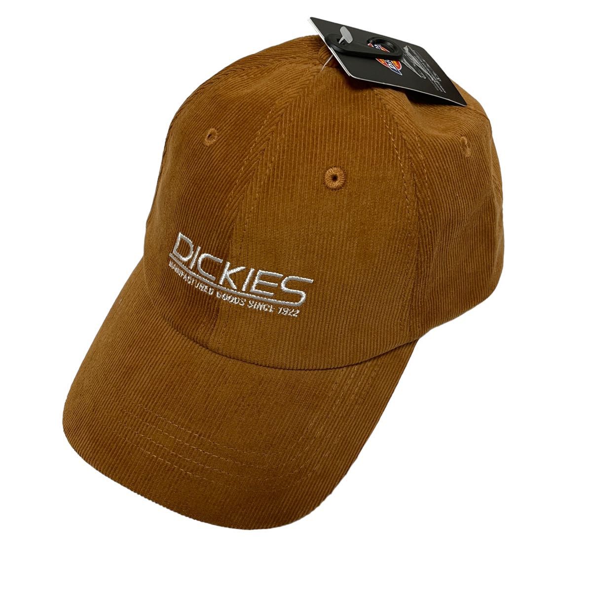 【新品】タグ付き　ディッキーズ　dickies ロゴキャップ　英字　英語　ブラウン　茶色　コーデュロイ 帽子