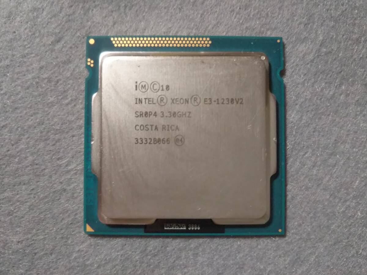 インテル Intel Xeon E3-1230v2 SR0P4 LGA1155 動作確認済 ①_E3-1230v2