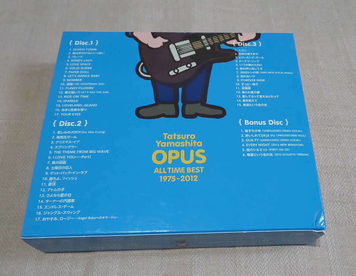 山下達郎「OPUS ALL TIME BEST 1975-2012 / オーパス オールタイム・ベスト」初回限定盤/4枚組CD_画像2