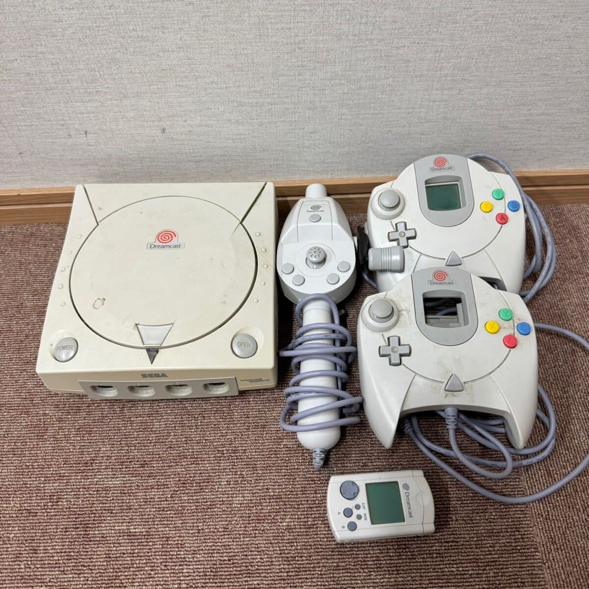 ドリームキャスト　本体　コントローラー　釣りコントローラー付き Dreamcast SEGA セガ _画像1
