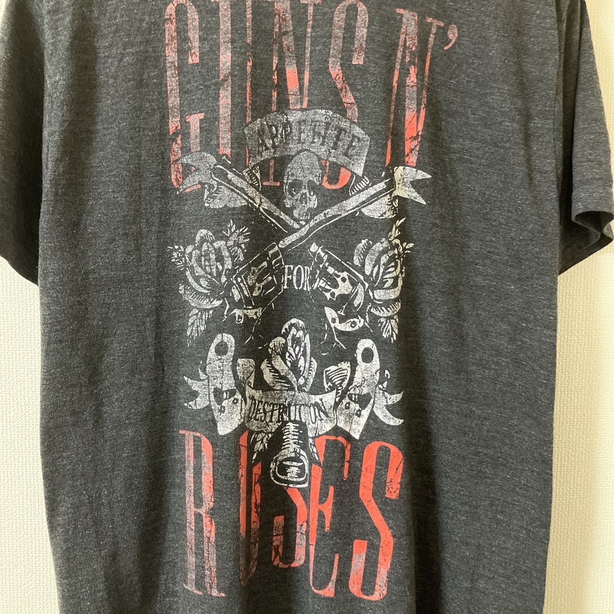 ◆【良品】Guns N' Roses｜ガンズ・アンド・ローゼズ，半袖Tシャツ，バンド，ミュージック