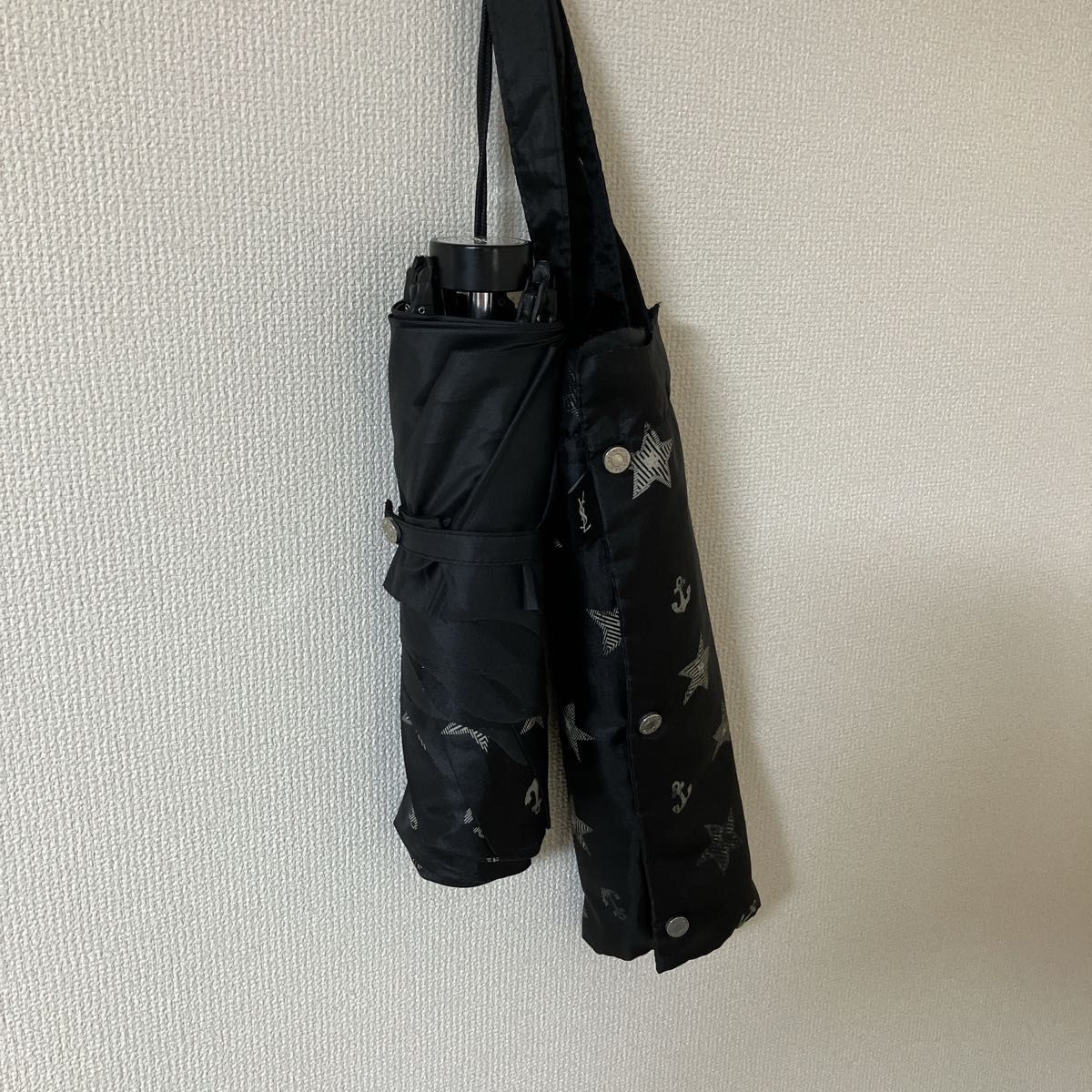 【良品】イヴ サンローラン｜Yves Saint Laurent，YSL，折り畳み傘，3段折り傘，総柄