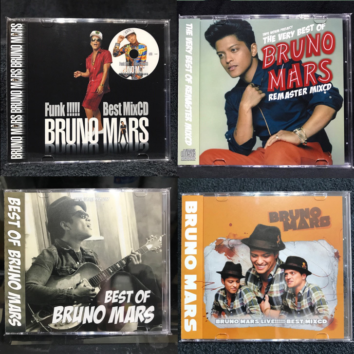 【限定1SET】9,720円→3,790円 Bruno Mars ブルーノマーズ Best MixCD 4個SET【110曲収録】新品 Silk Sonic _画像1
