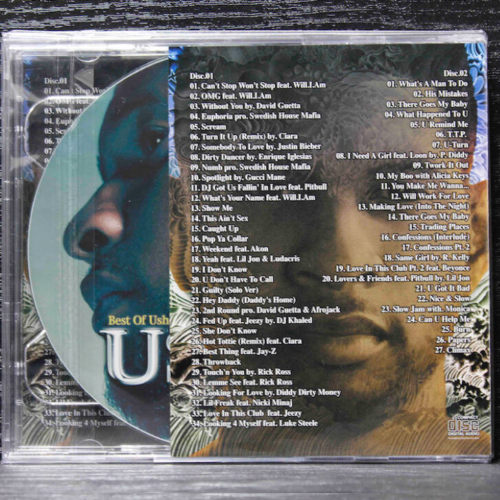 Usher Best Mix 2CD アッシャー 2枚組【61曲収録】新品_画像2