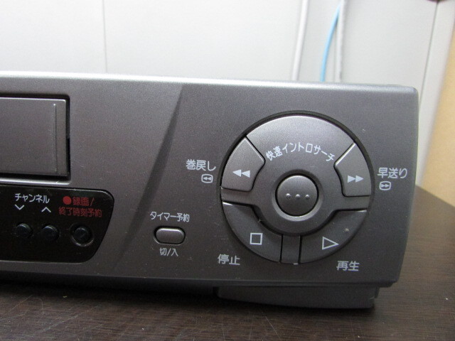 【YHA0283】★Panasonic NV-H110 VHSビデオデッキ 1998年製 リモコン欠品 再生確認済み★中古_画像3