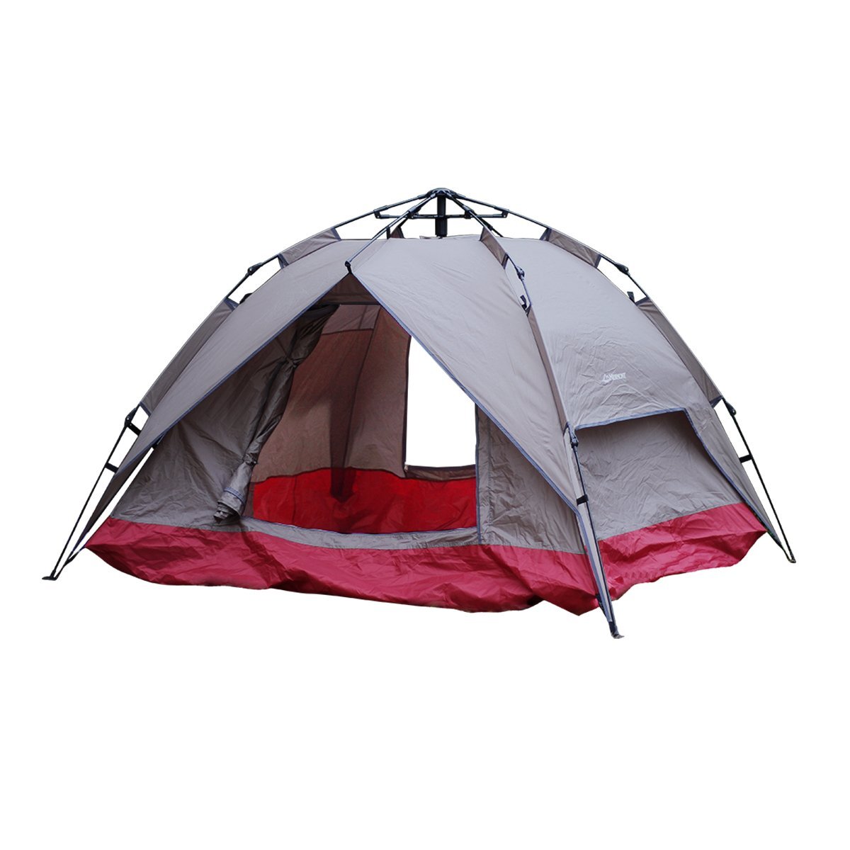 テント ポップアップテント ワンタッチテント 4人 アウトドア キャンプ用品 2WAY ソロテント ツーリング 防水 サンシェード ドーム型テント_画像1