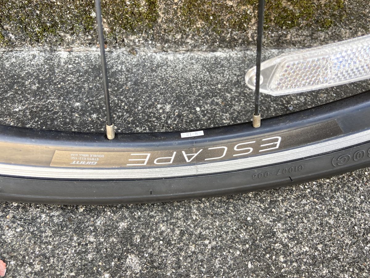 【E520】エスケープ ジャイアント ESCAPE GINAlT ETRTO622-15C 700c ホイール ロードバイク 自転車 タイヤ 前後セット b_画像7