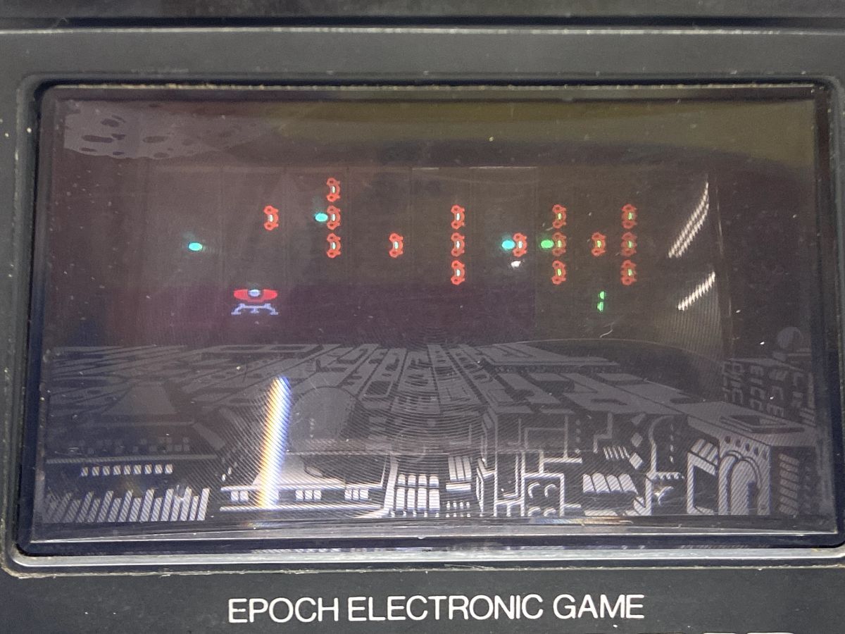 【E558】昭和レトロ 古いゲーム機 エポック社 電子ゲーム SPACE DEFENDER/スペースディフェンダー 当時物 ビンテージ 希少品の画像4