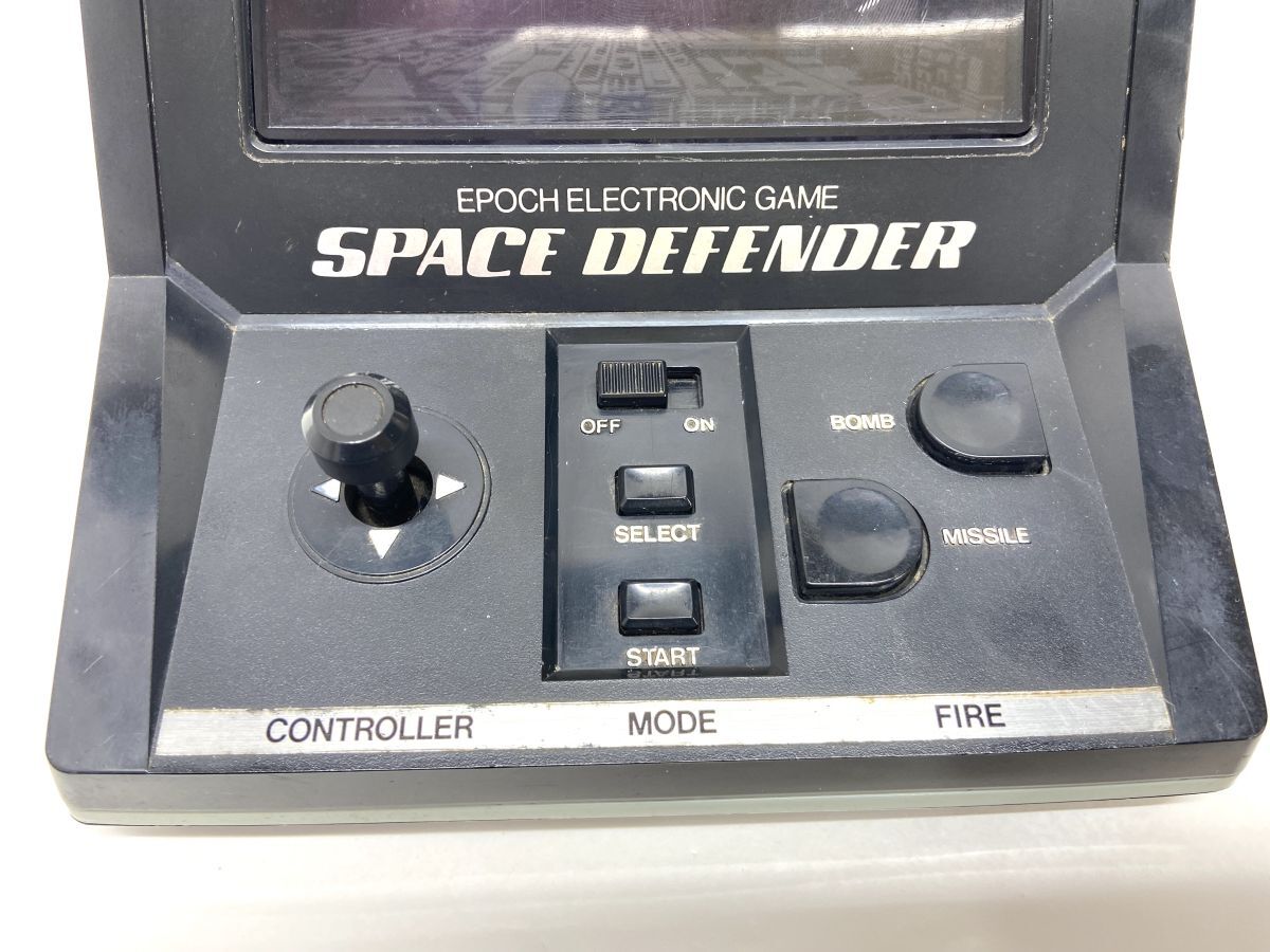【E558】昭和レトロ 古いゲーム機 エポック社 電子ゲーム SPACE DEFENDER/スペースディフェンダー 当時物 ビンテージ 希少品の画像5