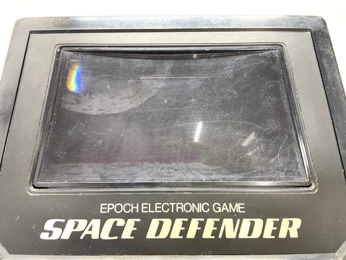 【E558】昭和レトロ 古いゲーム機 エポック社 電子ゲーム SPACE DEFENDER/スペースディフェンダー 当時物 ビンテージ 希少品の画像3