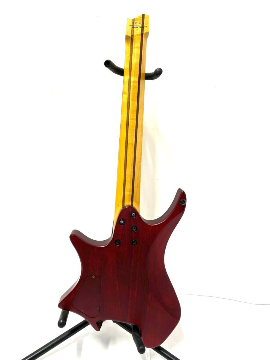 【E845】中古美品 Strandberg ストランドバーグ Boden OS7 Red 7弦 エレキギター ヘッドレスギター 専用ケース/UX1 インターフェース付_画像3