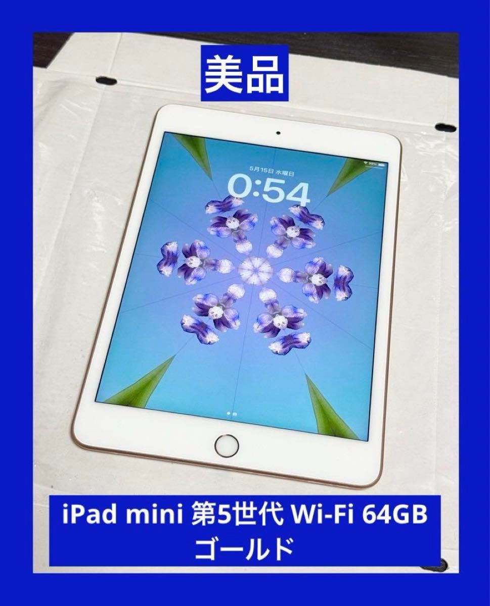 美品　iPad mini 第5世代 Wi-Fi 64GB ゴールド