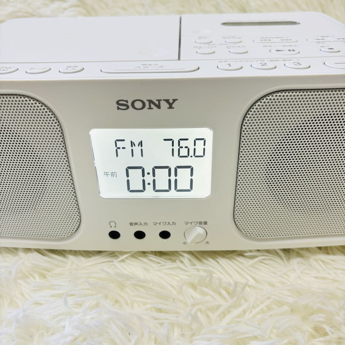 SONY CFD-S401 現状品 CDラジオカセットレコーダーの画像6