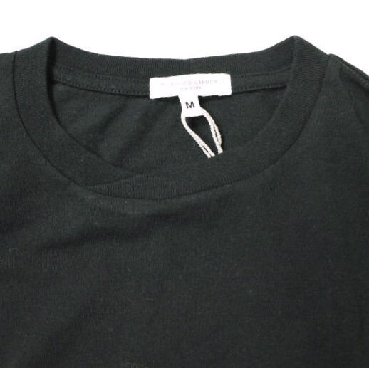 新品 Engineered Garments エンジニアードガーメンツ Printed Cross Crew Neck T-shirt - New York クロスオーバーポケットTシャツ M BLACKの画像5
