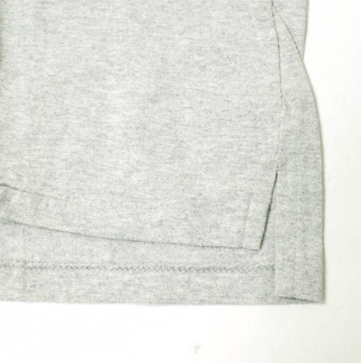 Engineered Garments エンジニアードガーメンツ Printed Cross Crew Neck T-shirt - 11101 クロスオーバーポケットTシャツ M GREY g16246_画像6