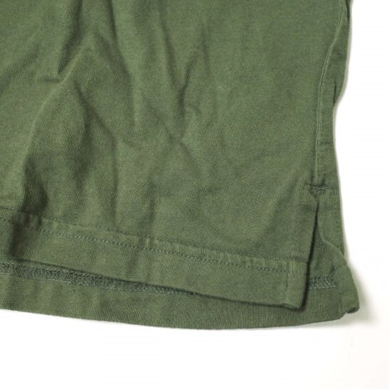 Engineered Garments エンジニアードガーメンツ Bask Shirt - Solid JERSEY バスクシャツ M OLIVE ボートネック Tシャツ カットソー g16228_画像5
