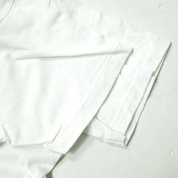 Engineered Garments エンジニアードガーメンツ Printed Cross Crew Neck T-shirt - ELK クロスオーバーポケットTシャツ M WHITE 鹿 g16210_画像5