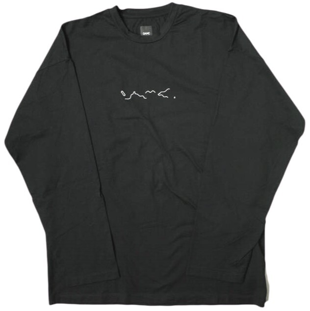 OAMC オーエーエムシー 19AW SCRIPT L/S T-SHIRT スクリプトロゴ オーバーサイズロングスリーブTシャツ OAMP707067 OP242500 L BLACK_画像1