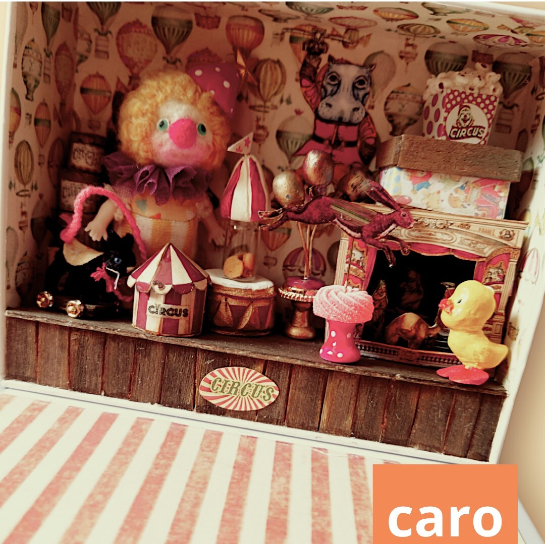 CircusBOX комплект piero кукла кукла миниатюра кукольный дом плюшевый мишка молдинг кошка чёрный кошка 
