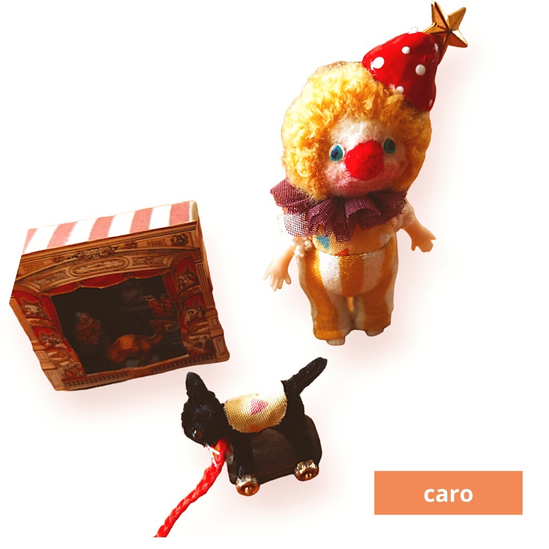 CircusBOX комплект piero кукла кукла миниатюра кукольный дом плюшевый мишка молдинг кошка чёрный кошка 