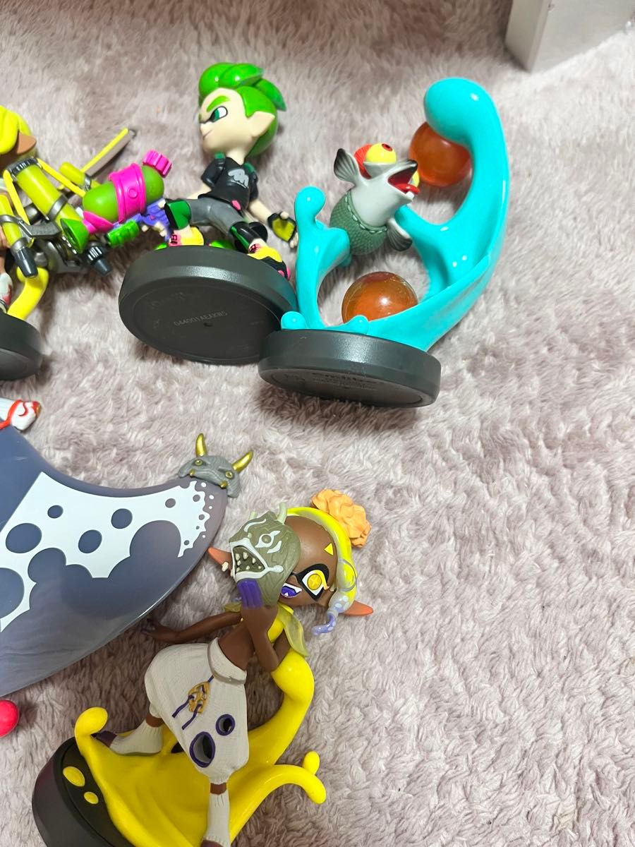 スプラトゥーン amiibo 7体セット - ゲームキャラクター スプラトゥーン amiibo 7体セット - ゲームキャラクター