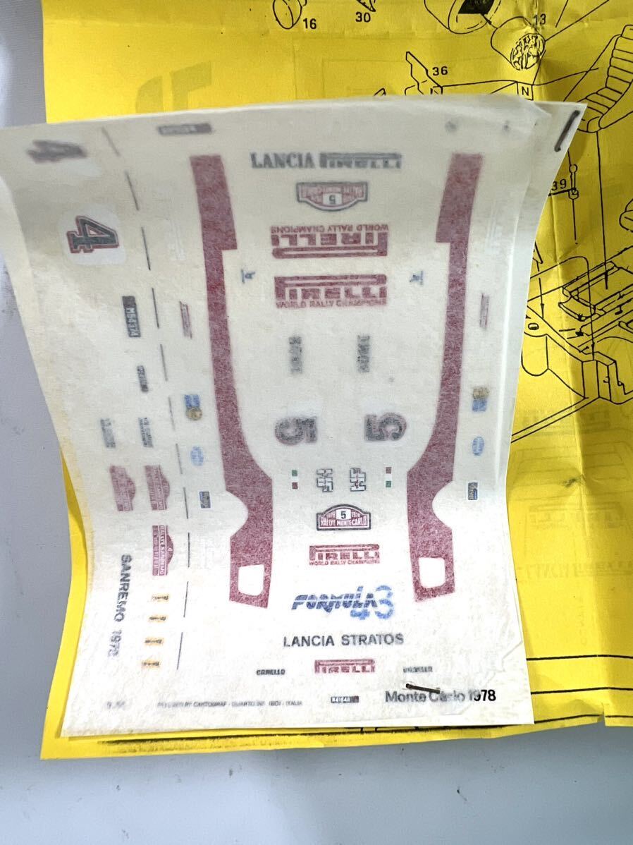 【未組立品】 Racing 43 Lancia ランチア PIRELLI FK13 メタルキット 組立キット 8_画像2