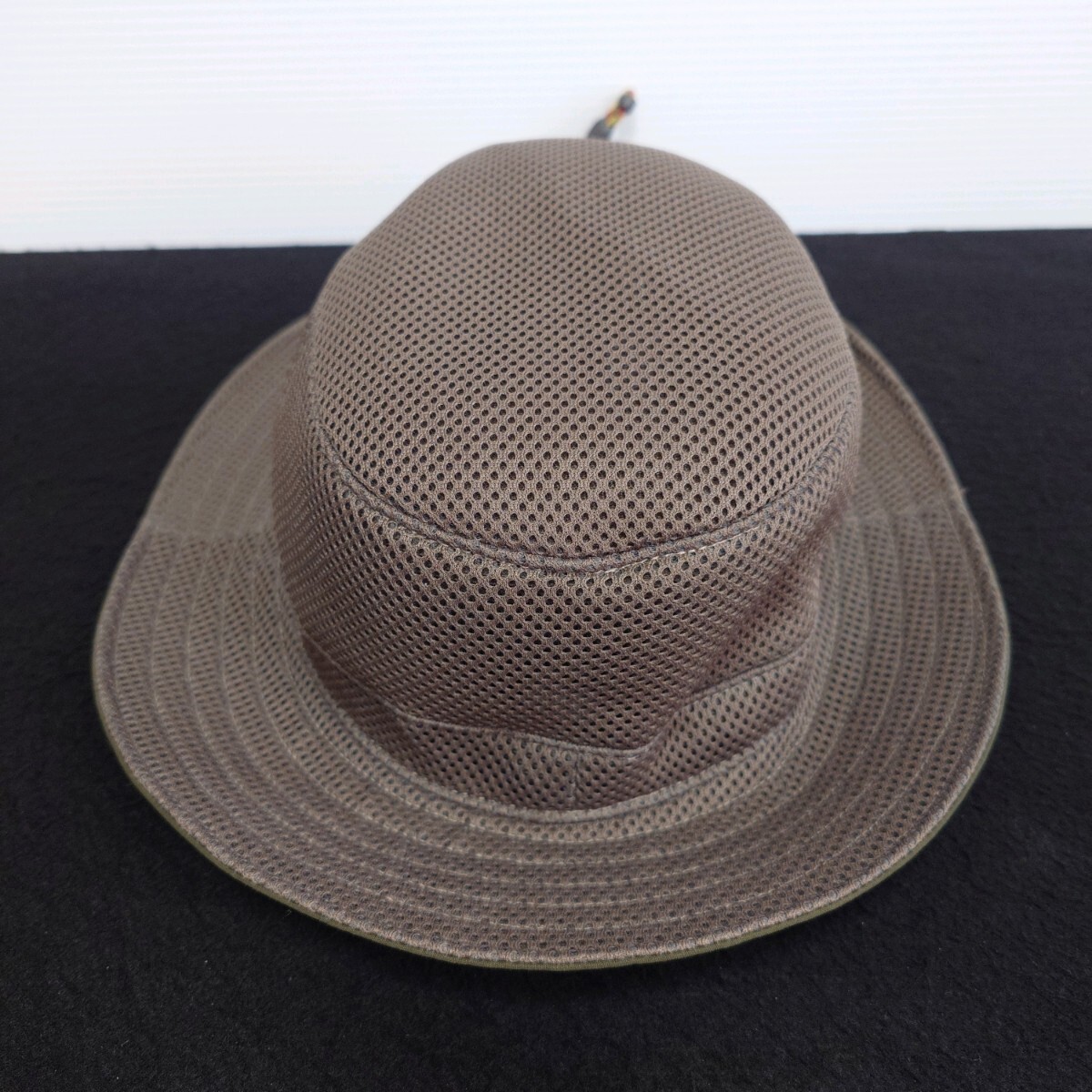 mont-bell モンベル メッシュ サファリハット 帽子 Lサイズ メンズ ブラウングレーの画像4