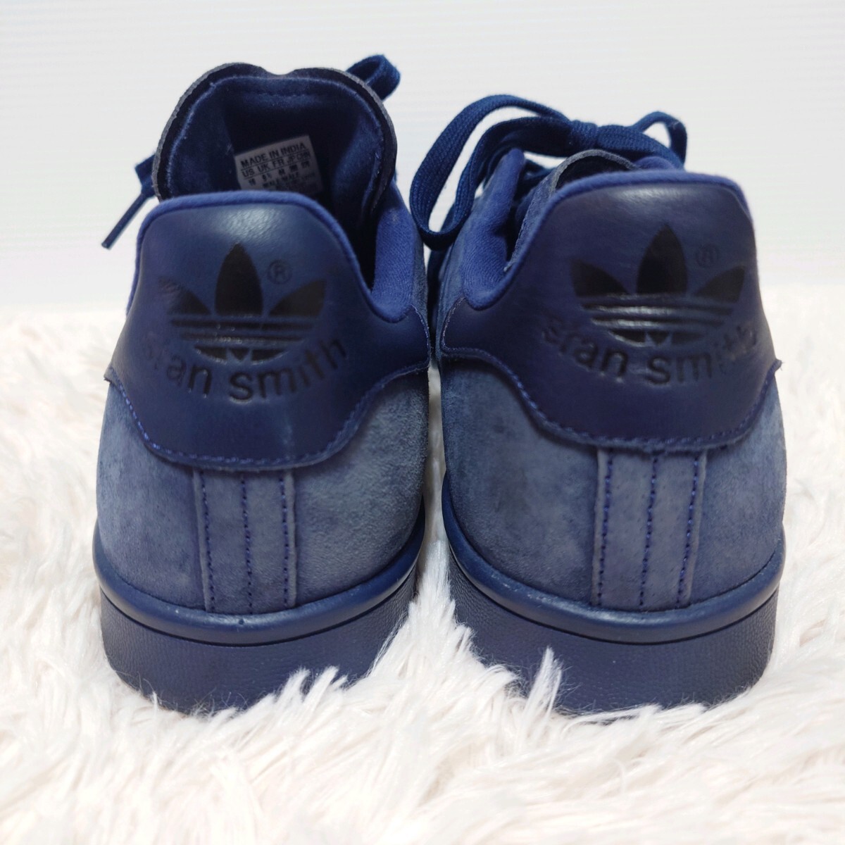 adidas originals アディダスオリジナルス スタンスミス スエード スニーカー 靴 28cm メンズ ネイビー 紺色