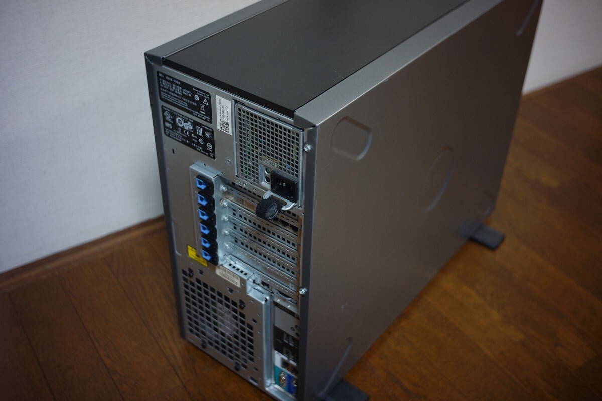 中古実働 DELL PowerEdge T320 10コア20スレッド XEON E5 2470 V2 RAM24GB Windows10 デスクトップパソコン ワークステーションの画像2