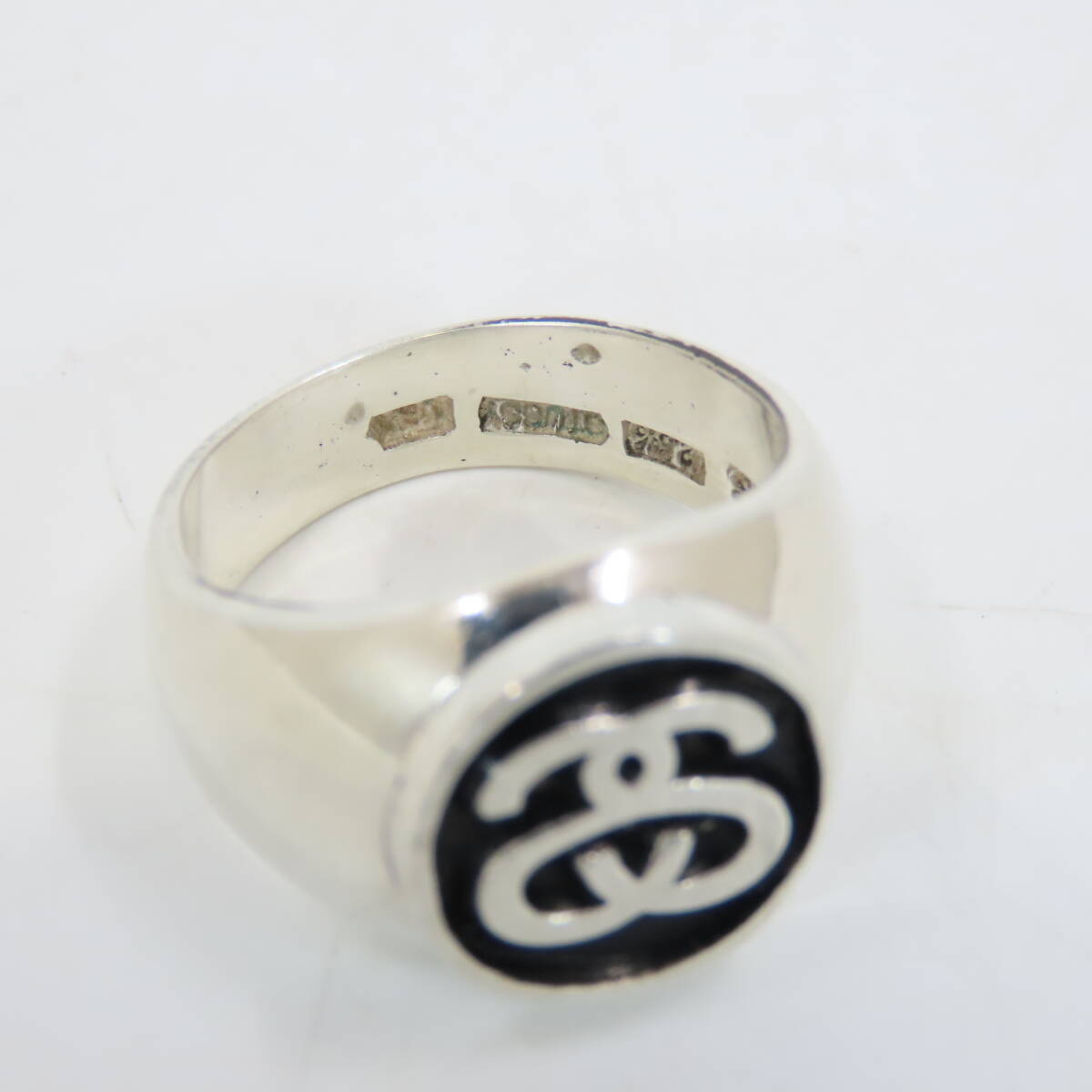 7640-60 Stussy ステューシー リング 指輪 SS シャネル ロゴ 7640-60 Stussy ステューシー リング 指輪 SS シャネル ロゴ