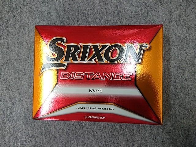 ダンロップ SRIXON スリクソン DISTANCE ディスタンス ホワイト ゴルフボール 1ダース 12個入り 未使用品 ②_画像1